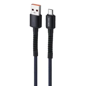 کابل تبدیل USB به Micro-USB اکسیژن (Oxygen) مدل LX-25 جریان 3 آمپر طول 1 متر
