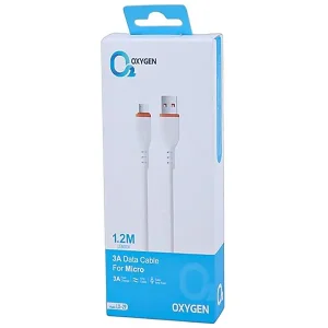 کابل تبدیل USB به Micro-USB اکسیژن (Oxygen) مدل LX-29 جریان 3 آمپر طول 1.2 متر3