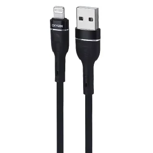 کابل تبدیل USB به لایتنینگ اکسیژن (Oxygen) مدل LX-28 جریان 3 آمپر طول 1 متر