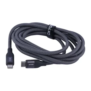 کابل تبدیل USB-C به USB-C اکسیژن (Oxygen) مدل LX-44 توان 240 وات طول 2 متر3