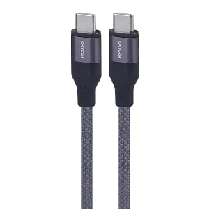 کابل تبدیل USB-C به USB-C اکسیژن (Oxygen) مدل LX-44 توان 240 وات طول 2 متر
