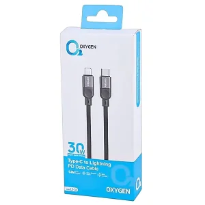 کابل تبدیل Type-C به لایتنینگ اکسیژن (Oxygen) مدل LX-36 توان 30 وات طول 1.2 متر4