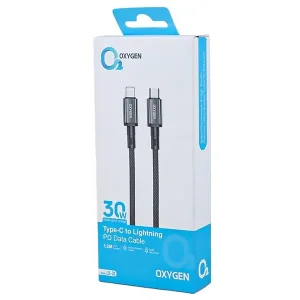 کابل تبدیل Type-C به لایتنینگ اکسیژن (Oxygen) مدل LX-33 توان 30 وات3