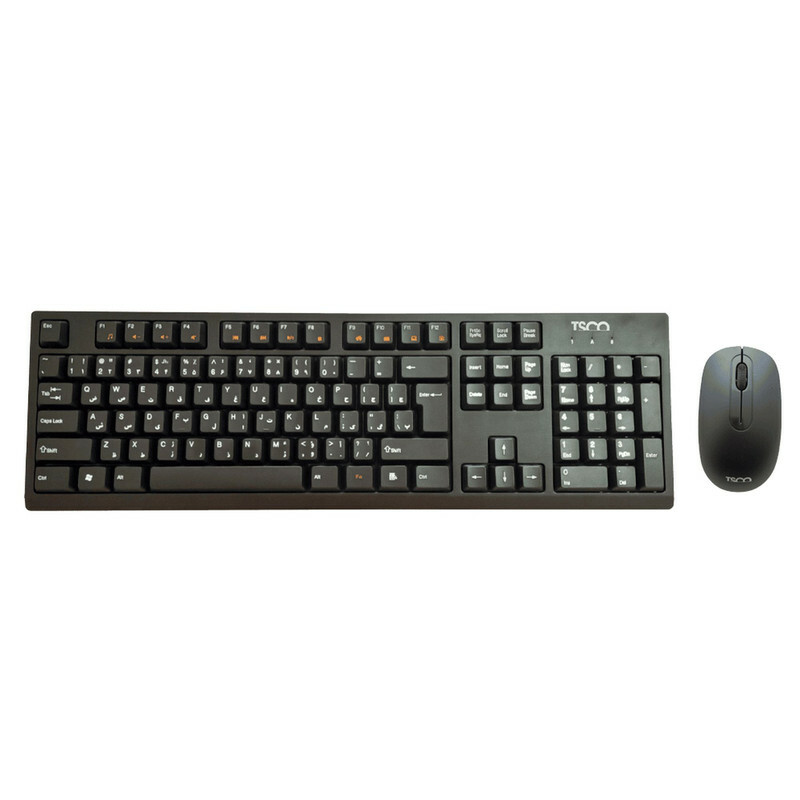 کیبورد و موس بی سیم تسکو مدل TKM 7019W