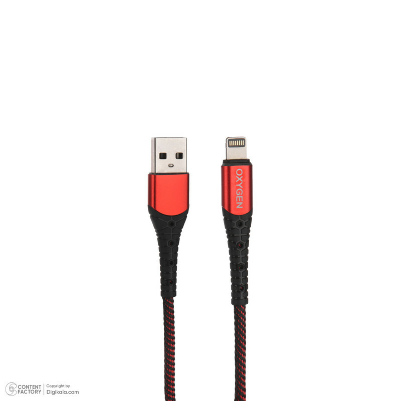 کابل تبدیل USB به لایتنینگ اکسیژن مدل LX6 طول 1 متر