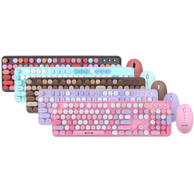 کیبورد و موس بی سیم آئولا مدل AC 306