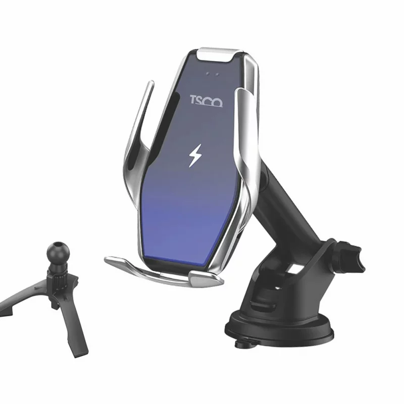 هولدر و شارژر وایرلس هوشمند خودرو تسکو مدل THL 1255W