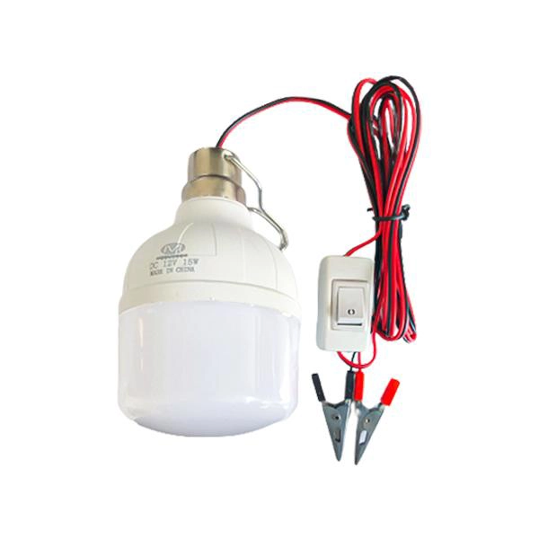 لامپ LED سر باتری خور 15 وات مدیانور (چراغ اضطراری 12 ولت)