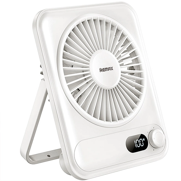 پنکه شارژی رومیزی فوق باریک ریمکس مدل RS-ZF03