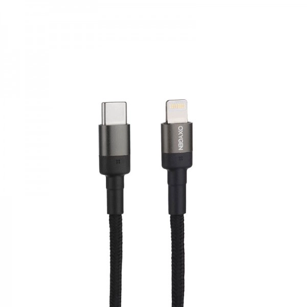 کابل شارژ سریع و دیتا Type-C به لایتنینگ اکسیژن مدل Oxygen LX1