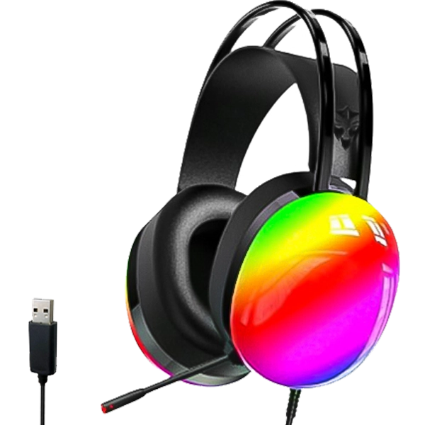 هدست گیمینگ حرفه‌ای G602 با صدای 7.1 کاناله و نورپردازی RGB