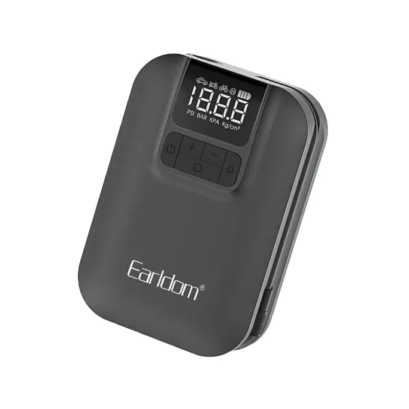 کمپرسور و پمپ باد شارژی هوشمند ارلدام مدل Earldom ET-V2 (ظرفیت 5000mAh)