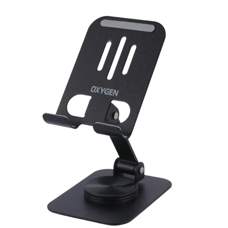 پایه نگهدارنده و هولدر رومیزی موبایل و تبلت اکسیژن مدل Oxygen HD3 (چرخشی ۳۶۰ درجه)