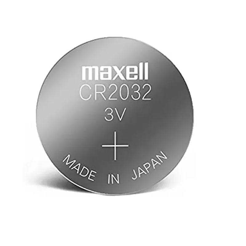 پک ۵ عددی باتری سکه‌ای لیتیوم مکسل مدل Maxell CR2032 (ورق 5 عددی)