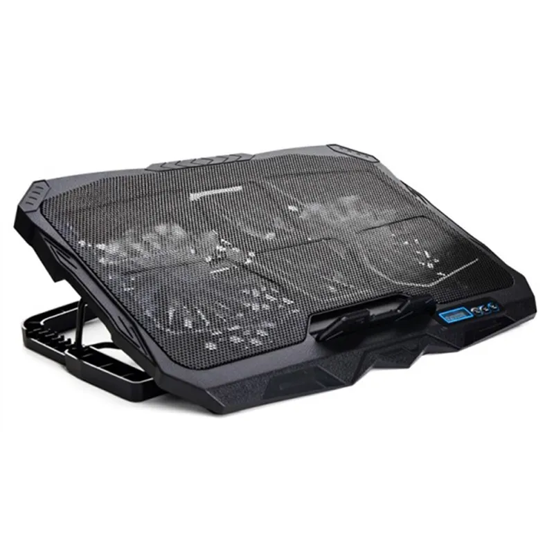 پایه خنک‌کننده لپ‌تاپ Tech x4 مدل XT-068 (چهار فن قدرتمند با نمایشگر دیجیتال و تنظیم ارتفاع)