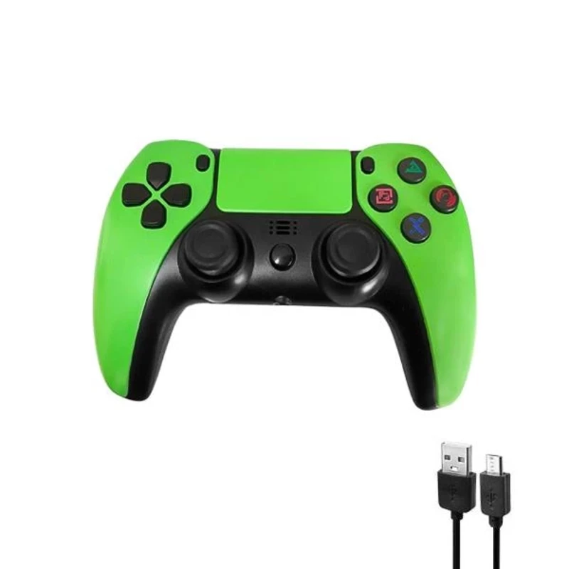 دسته بازی بی‌سیم بلوتوثی طرح PS4 مدل C-068 (دارای لرزاننده دوبل و تاچ‌پد)