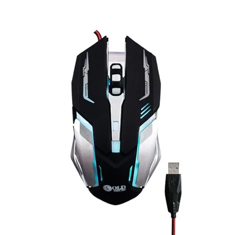ماوس مخصوص بازی گلد اسکار (Gold Oscar) مدل T3 (دقت 3600 DPI، نورپردازی LED)