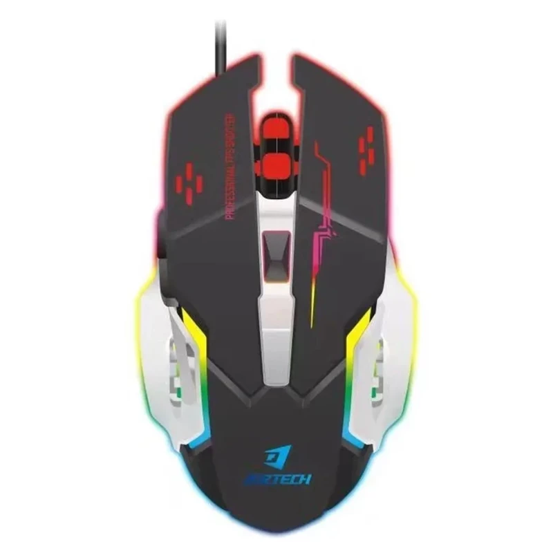 ماوس مخصوص بازی جرتک (Jertech) مدل JR810 ENERGY | دقت 4800 DPI، نورپردازی RGB