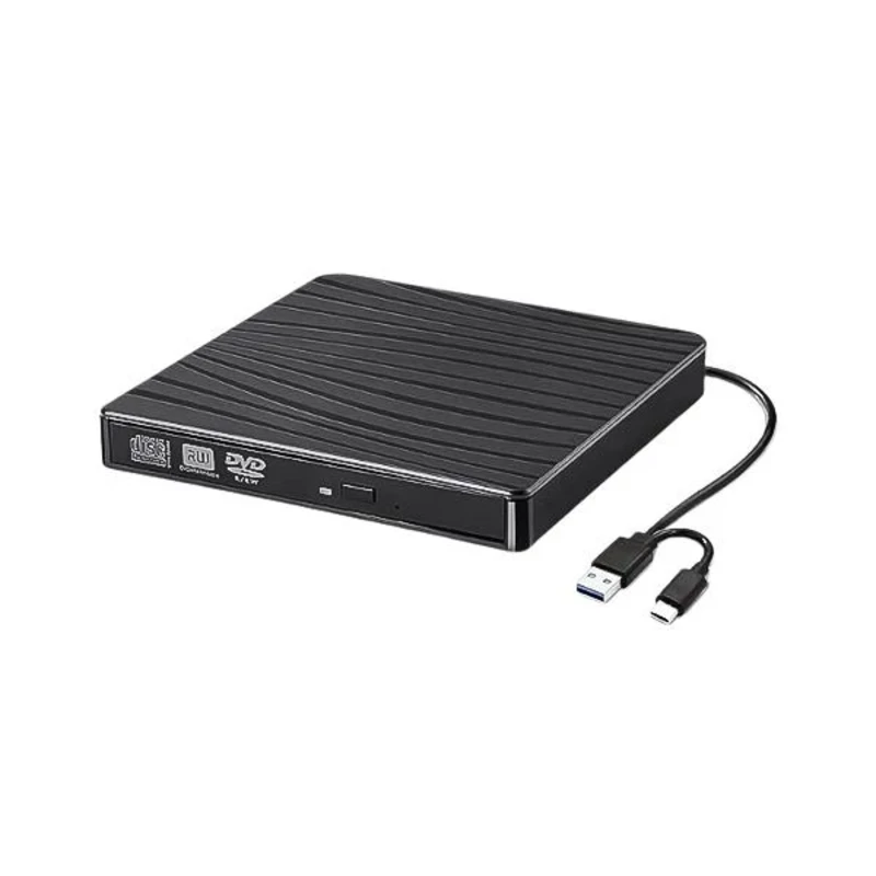 درایو نوری اکسترنال DVD-RW مدل Pop-Up Mobile | کابل دوگانه USB 3.0 و Type-C