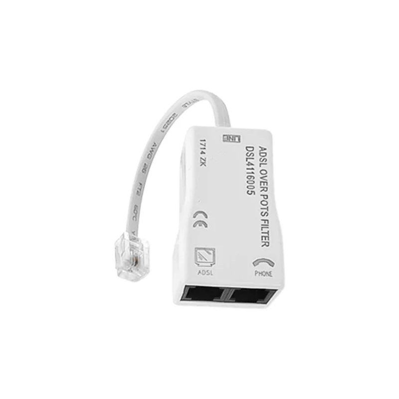 اسپلیتر و میکروفیلتر کابل‌دار مودم ADSL / VDSL دو بوبین مدل DSL 4116005