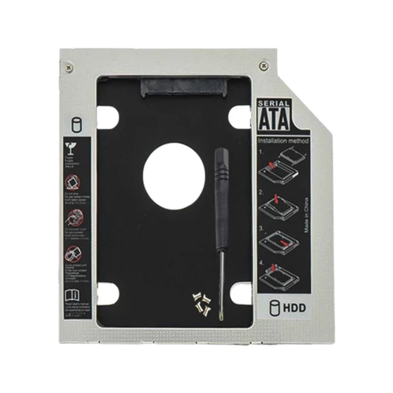 خرید براکت هارد لپ تاپ (HDD Caddy) ضخامت 9.5 میلی‌متر | جایگزین دی‌وی‌دی رایتر