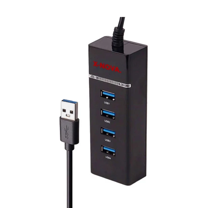 هاب 4 پورت USB 3.0 ایکس نووا (X-NOVA) مدل X770 با کابل 1.2 متری