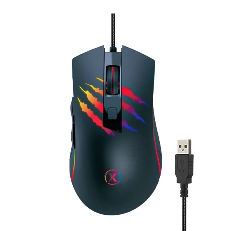ماوس گیمینگ با سیم نکسا (Nexa) مدل MX102 | با کابل کنفی و نورپردازی RGB