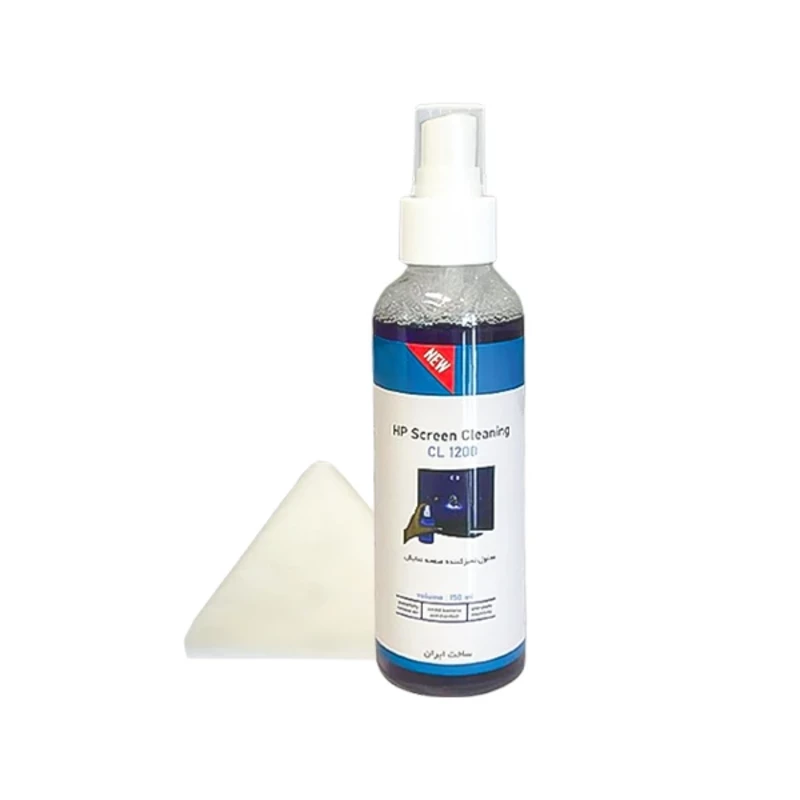 پاک‌کننده LCD اچ‌پی HP مدل CL1200 حجم 150ml | اسپری تمیزکننده مانیتور و لپ‌تاپ
