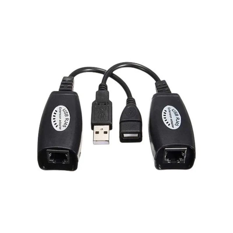 تبدیل اکستندر USB با کابل شبکه مدل 042 (USB to RJ45 Extender)