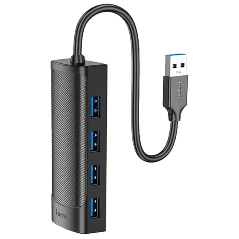هاب 4 پورت USB 3.0 هوکو مدل HB41 (سرعت  5Gbps  / کابل  0.2m )
