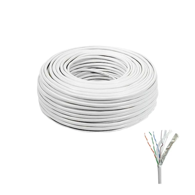کابل شبکه مرکوری مدل Cat6 FTP حلقه 305 متری