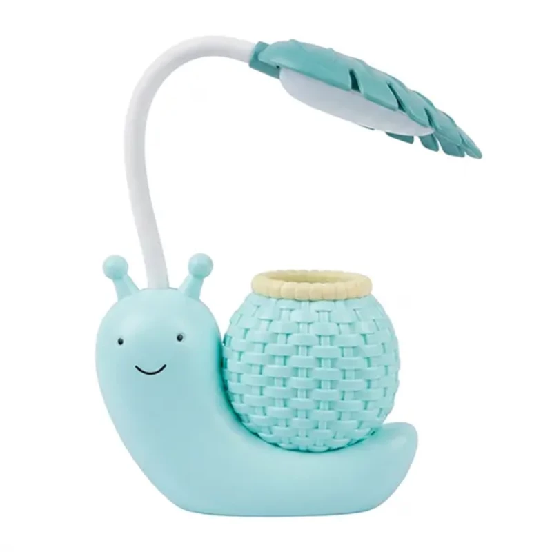چراغ مطالعه و جامدادی رومیزی فانتزی طرح حلزون مدل BH-110