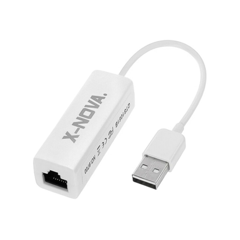 مبدل و کارت شبکه اکسترنال USB 2.0 به LAN برند X-NOVA مدل X1000