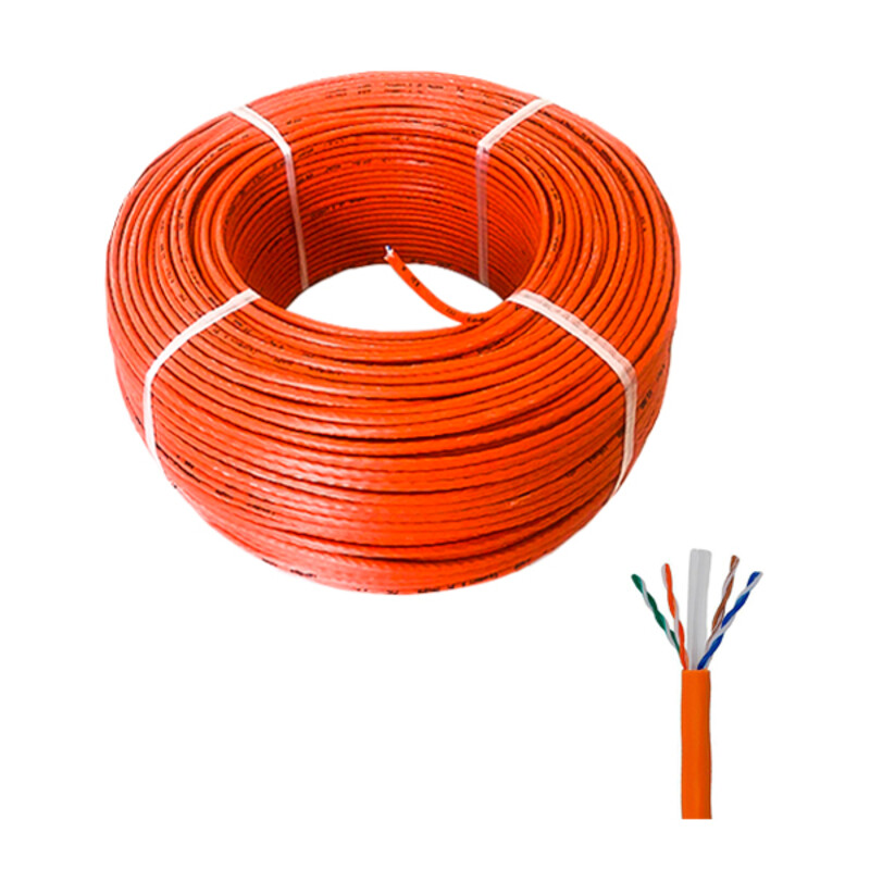 کابل شبکه ۳۰۵ متری نگزنس Cat6 UTP مغزی CCA ضخامت ۰.۵ (Nexans)