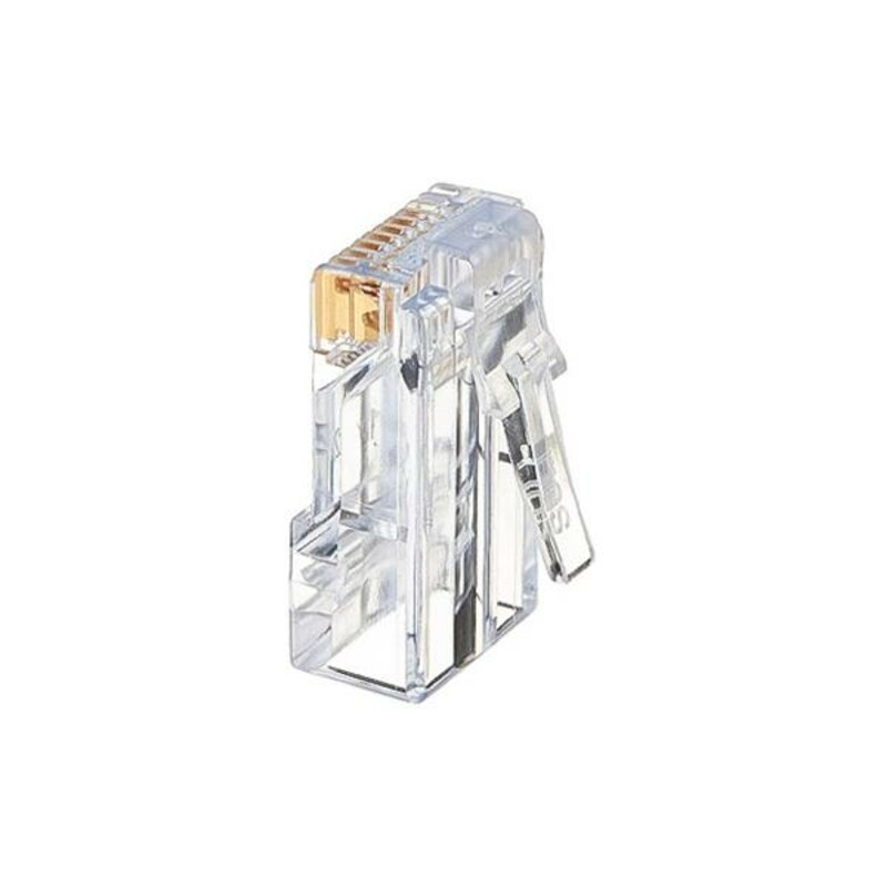 سوکت شبکه CAT6 کانکتور RJ45 مدل 024 (بسته ۱۰۰ عددی)