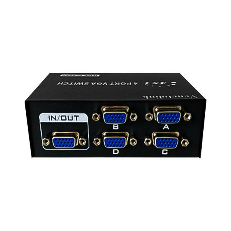 سوئیچ VGA چهار پورت Venetolink مدل 15-4 | دیتا سوئیچ VGA دستی 4x1