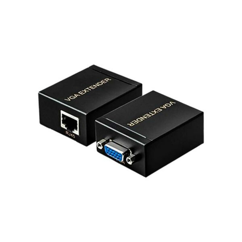مبدل اکستندر افزایش طول کابل VGA تا  60  متر تحت شبکه (LAN)