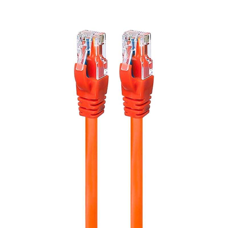 پچ کورد و کابل شبکه CAT6 برند نگزنس (Nexans) طول 20 متر (رنگ نارنجی)