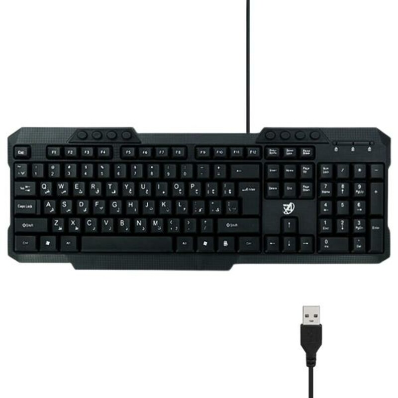 کیبورد سیمی مالتی مدیا ایکس فور تک (X4TECH) مدل X33