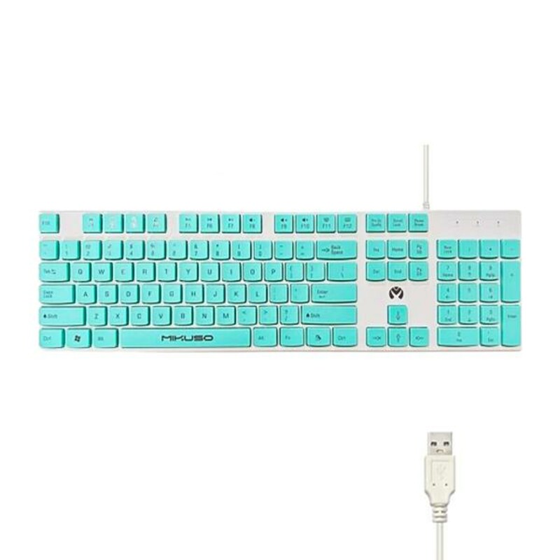 کیبورد با سیم میکوسو مدل KB-052U | صفحه کلید رنگی اداری و خانگی  ۲. توضیح کوتاه: