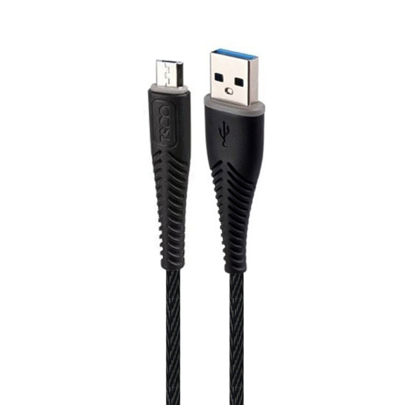 کابل شارژ و انتقال دیتا USB به MicroUSB تسکو (TSCO) مدل TCA 350 طول ۱ متر