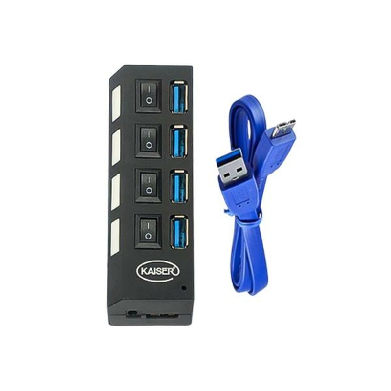هاب 4 پورت USB 3.0 کلیددار (آداپتورخور)