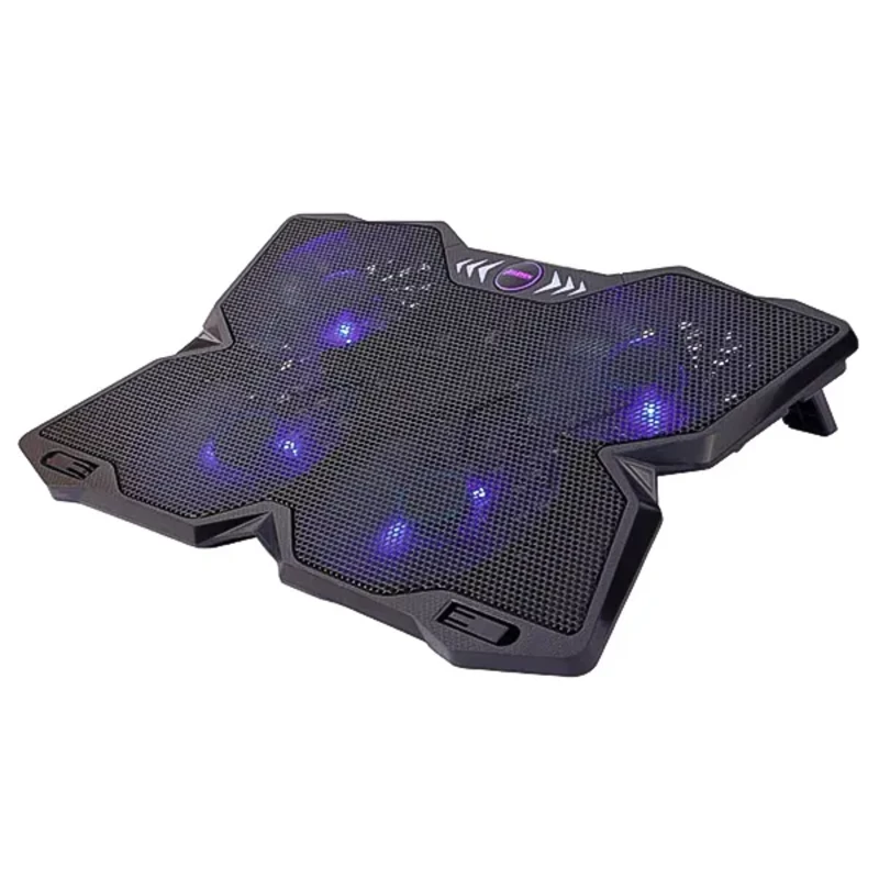پایه خنک‌کننده لپ‌تاپ ایلون مدل N704 مجهز به ۴ فن و نورپردازی LED
