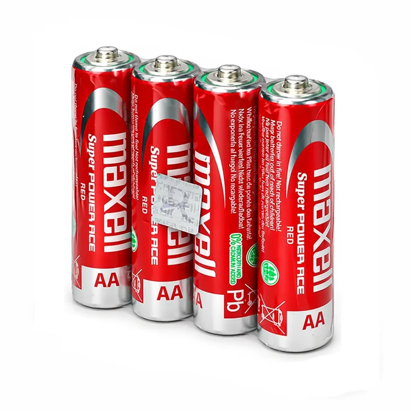 باتری قلمی مکسل (Maxell) مدل Super Power Ace - بسته ۴ عددی