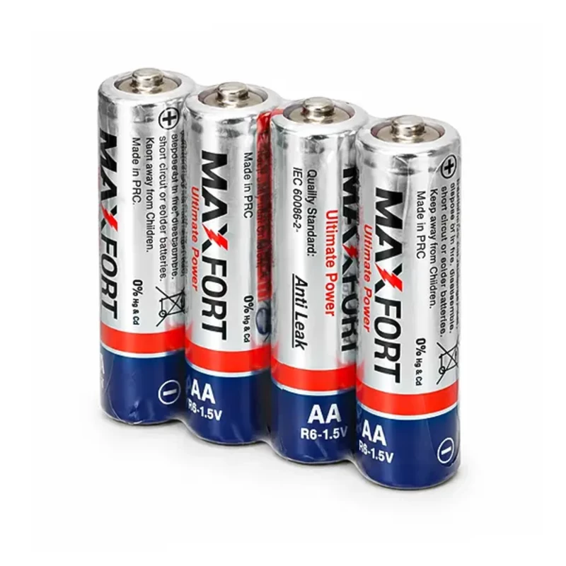 باتری قلمی مکس‌فورت (Maxfort) مدل Extra Heavy Duty - بسته ۴ عددی
