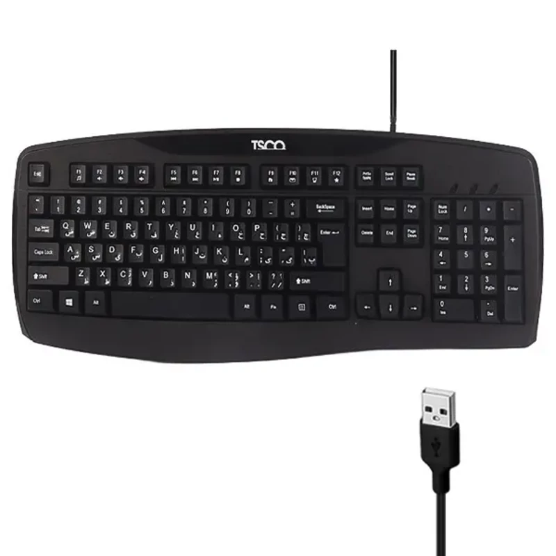 کیبورد با سیم تسکو مدل TK 8043