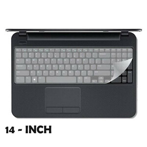 محافظ کیبورد مدل ژله ای مناسب برای لپ تاپ 14 اینچی