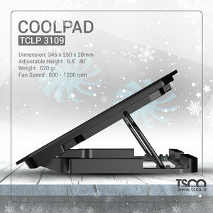 پایه خنک کننده  لپ تاپ تسکو مدل TCLP 3109