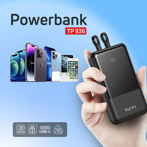 پاوربانک تسکو مدل TP 936 ظرفیت 10000 میلی آمپر ساعت