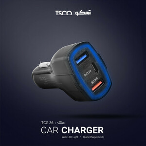 شارژر فندکی تسکو مدل TCG 36